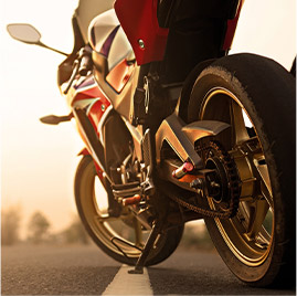 the-motorcycle-parking-on-the-road-right-side-and-sunset